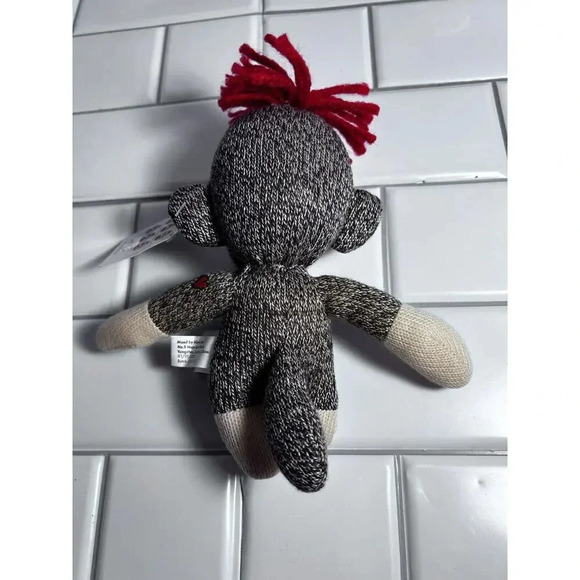 Plushland Sock Monkey Sockiez Plush Animal Toy New With Tag - Picture 5 of 8